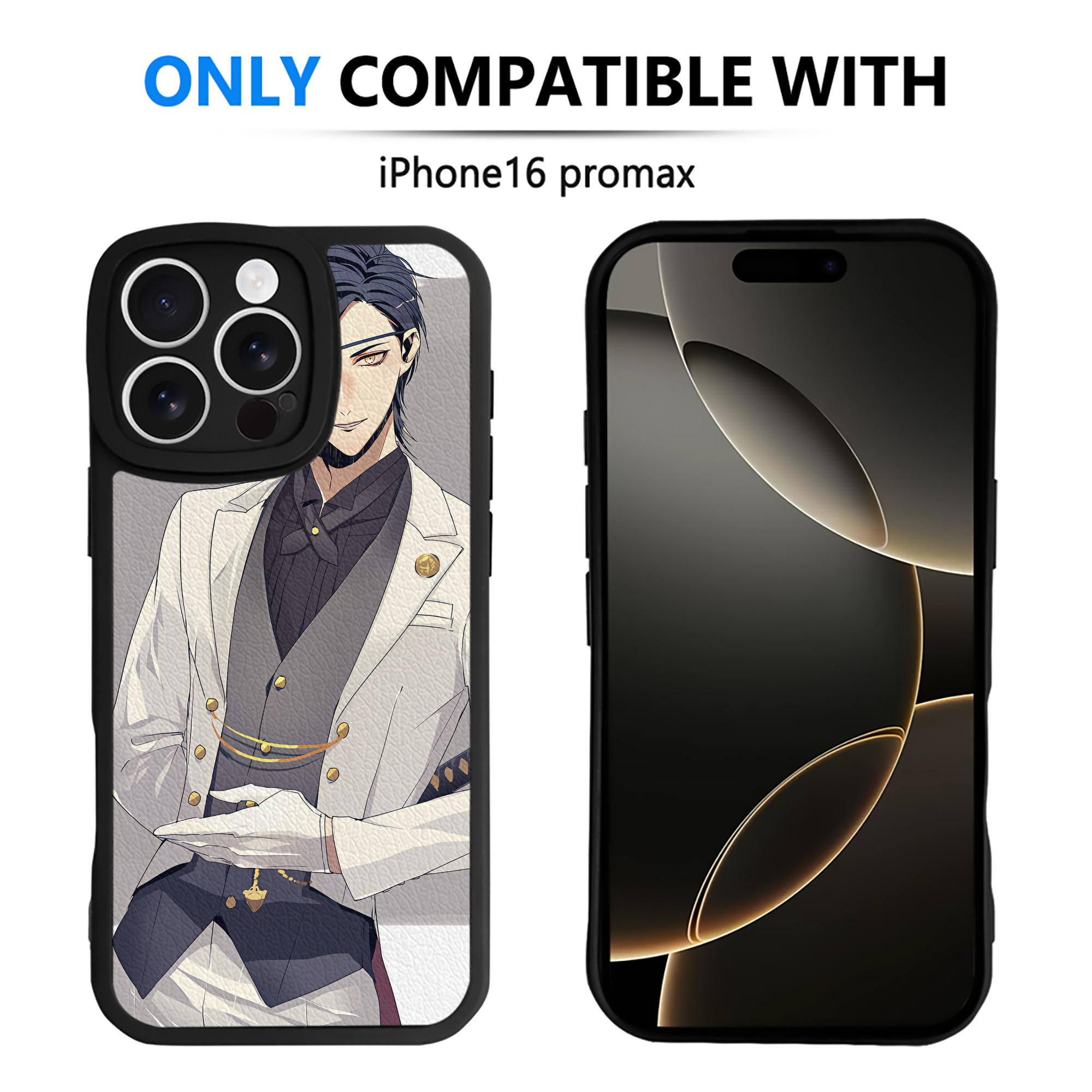 （画像用） 刀剣乱舞 Touken Ranbu 【iPhone 16シリーズ対応】シリコンスマホケース（レザー調） 材質：シリコン